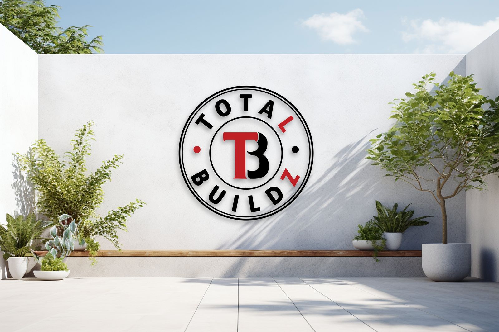 Total Buildz Patio & Decks Brand Identity